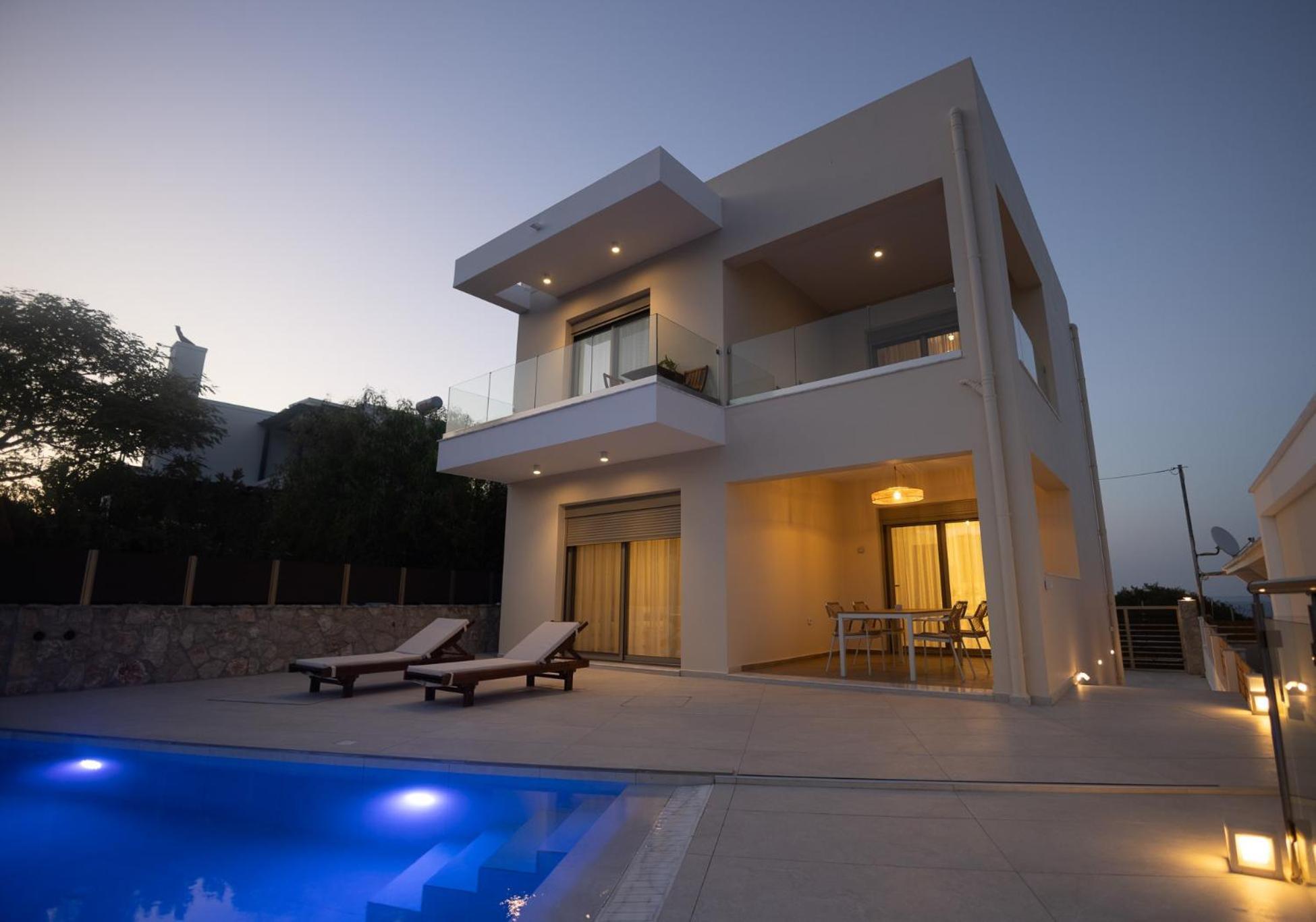 Villa Pava-Sea View Brand New 2024 Villa Archangelos  Esterno foto